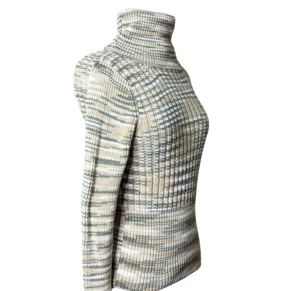 Gap Y2K Turtleneck Sweater Ribbed Size Small - Picture 3 of 6